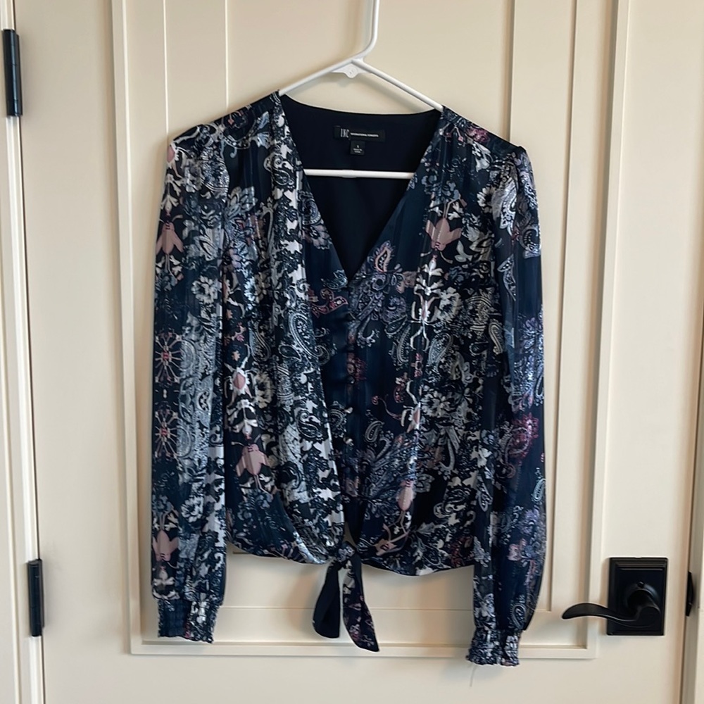 INC long sleeve blouse